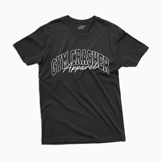 “GymCrasher Apparel”Logo Tee - Black / White